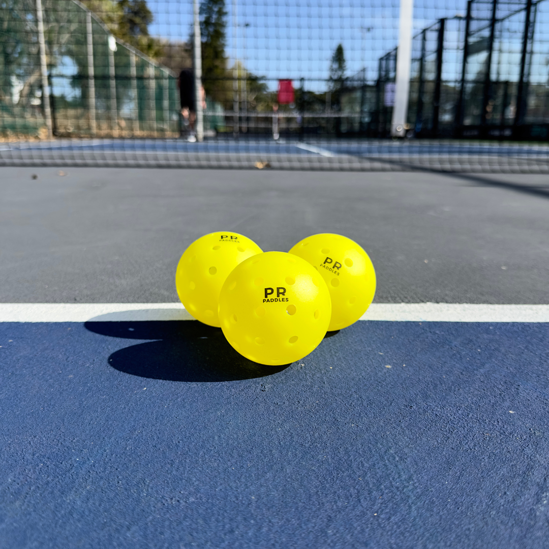 PR Tournament Outdoor Pickleballs - 3 Pack