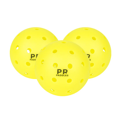 PR Tournament Outdoor Pickleballs - 3 Pack